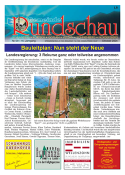 Gemeinderundschau ottobre 2004