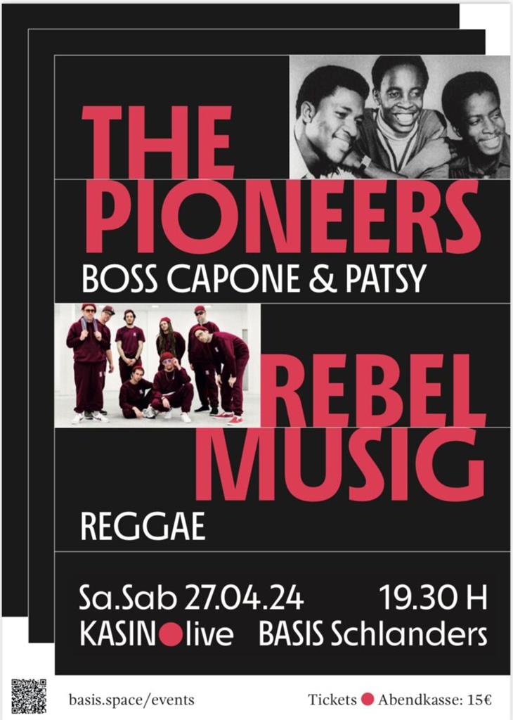 Foto für The Pioneers, Boss Capone Patsy & Rebel Musig live im KASINO!